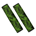 Night Tropical Palm Leaf Pattern Print Car Seat Belt Covers