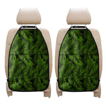 Night Tropical Palm Leaf Pattern Print Car Seat Organizers