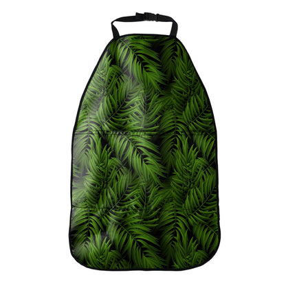 Night Tropical Palm Leaf Pattern Print Car Seat Organizers