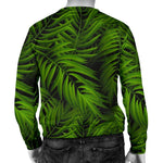 Night Tropical Palm Leaf Pattern Print Men's Crewneck Sweatshirt GearFrost