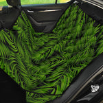 Night Tropical Palm Leaf Pattern Print Pet Car Back Seat Cover