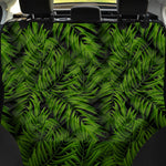 Night Tropical Palm Leaf Pattern Print Pet Car Back Seat Cover