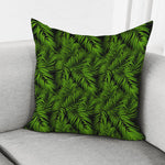Night Tropical Palm Leaf Pattern Print Pillow Cover