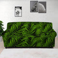 Night Tropical Palm Leaf Pattern Print Sofa Cover