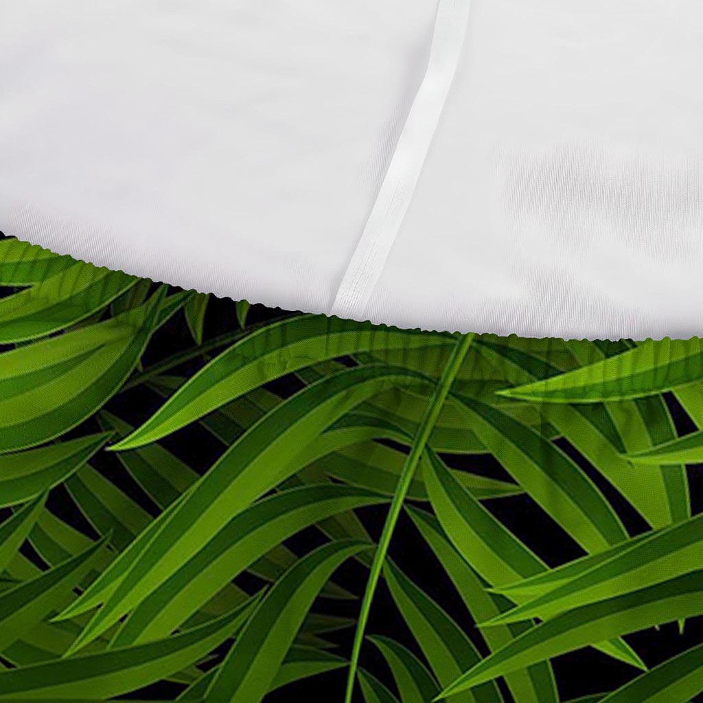 Night Tropical Palm Leaf Pattern Print Sofa Cover