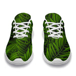 Night Tropical Palm Leaf Pattern Print Sport Shoes GearFrost