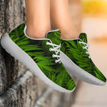 Night Tropical Palm Leaf Pattern Print Sport Shoes GearFrost