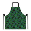 Night Tropical Palm Leaves Pattern Print Apron