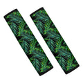 Night Tropical Palm Leaves Pattern Print Car Seat Belt Covers
