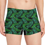 Night Tropical Palm Leaves Pattern Print Men's Boxer Briefs