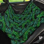 Night Tropical Palm Leaves Pattern Print Pet Car Back Seat Cover