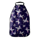Night Winged Unicorn Pattern Print Car Seat Organizers
