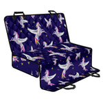 Night Winged Unicorn Pattern Print Pet Car Back Seat Cover