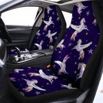 Night Winged Unicorn Pattern Print Universal Fit Car Seat Covers