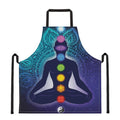 Nine Chakras Aura Print Apron