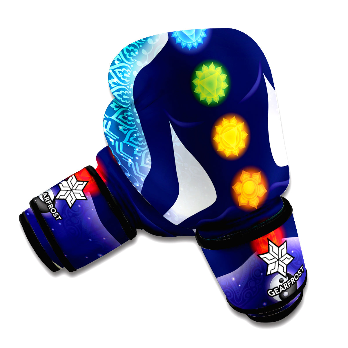 Nine Chakras Aura Print Boxing Gloves