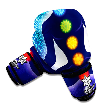 Nine Chakras Aura Print Boxing Gloves
