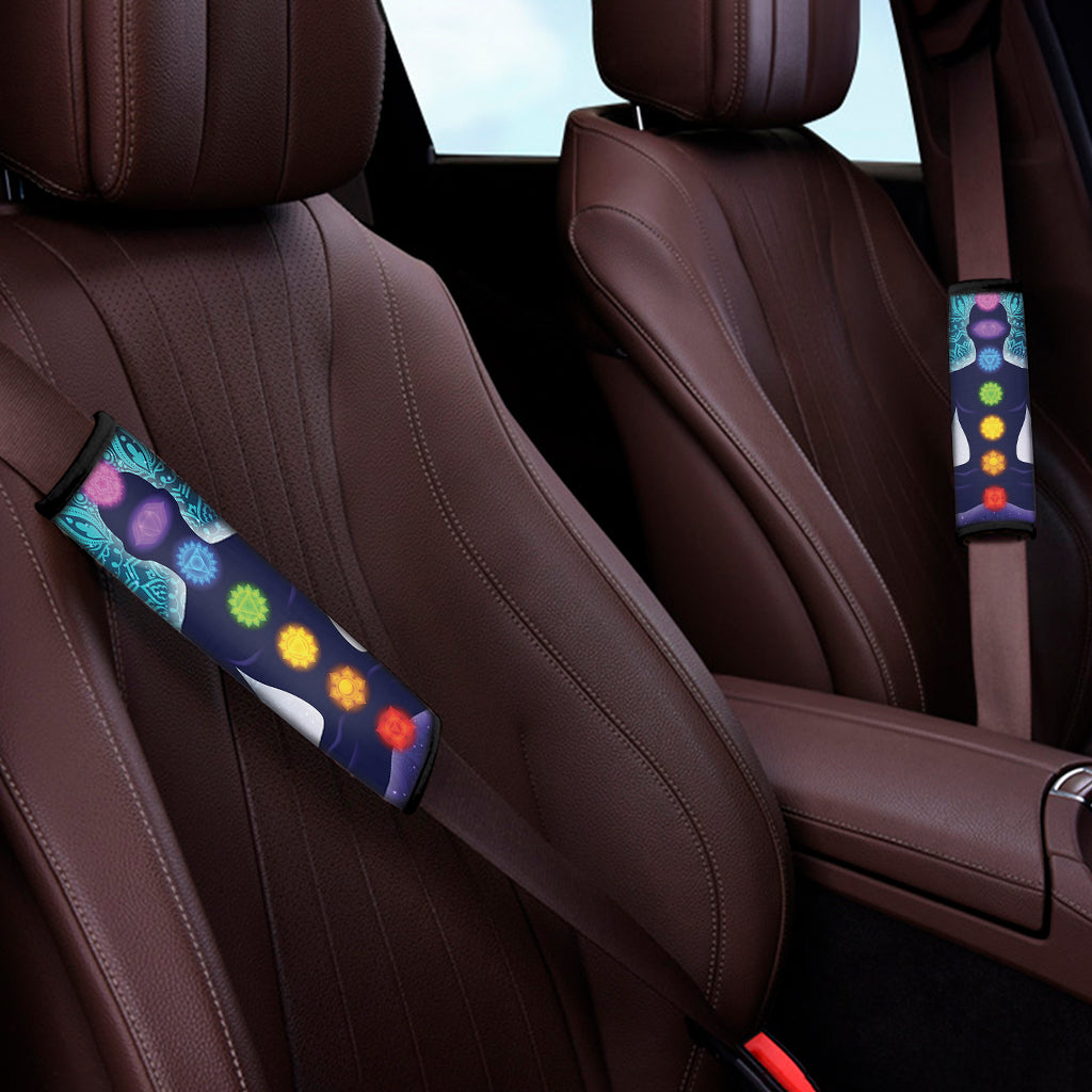 Nine Chakras Aura Print Car Seat Belt Covers