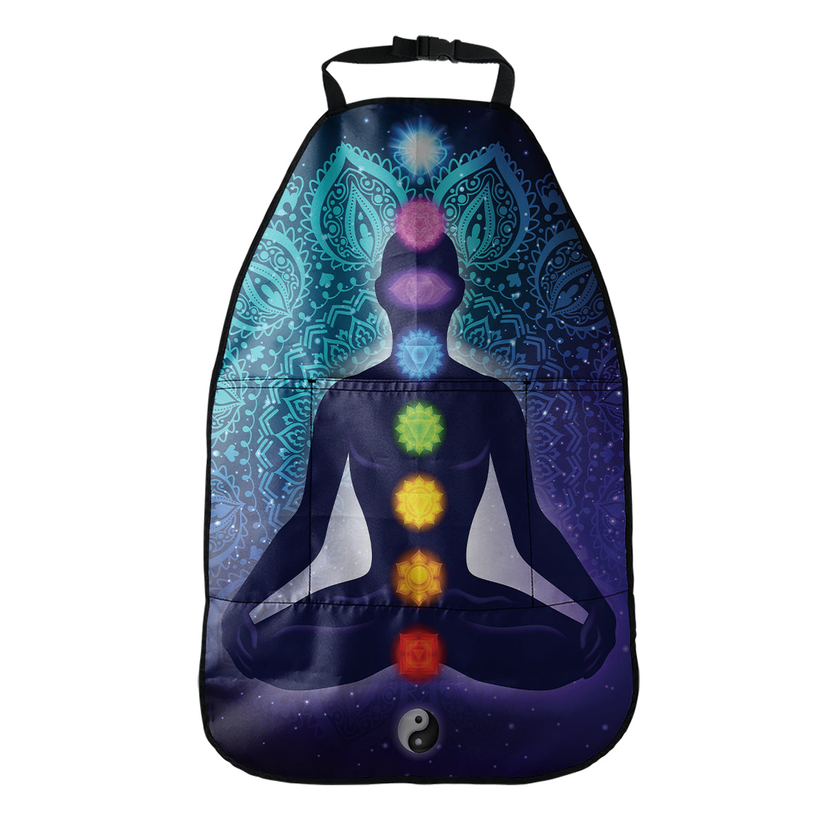 Nine Chakras Aura Print Car Seat Organizers