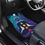 Nine Chakras Aura Print Front and Back Car Floor Mats