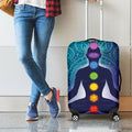 Nine Chakras Aura Print Luggage Cover