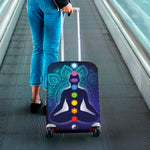 Nine Chakras Aura Print Luggage Cover