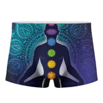Nine Chakras Aura Print Men's Boxer Briefs