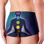 Nine Chakras Aura Print Men's Boxer Briefs