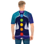 Nine Chakras Aura Print Men's T-Shirt