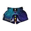 Nine Chakras Aura Print Muay Thai Boxing Shorts