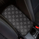 Ninja Shuriken Pattern Print Car Center Console Cover