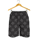Ninja Shuriken Pattern Print Men's Shorts