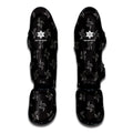 Ninja Shuriken Pattern Print Muay Thai Shin Guards