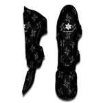 Ninja Shuriken Pattern Print Muay Thai Shin Guard