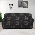 Ninja Shuriken Pattern Print Sofa Cover