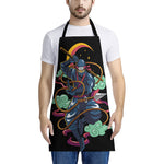Ninja Warrior Print Apron