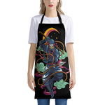 Ninja Warrior Print Apron