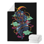 Ninja Warrior Print Blanket