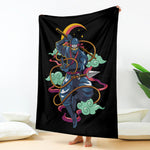 Ninja Warrior Print Blanket