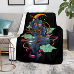 Ninja Warrior Print Blanket