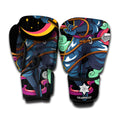 Ninja Warrior Print Boxing Gloves