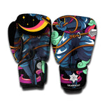 Ninja Warrior Print Boxing Gloves