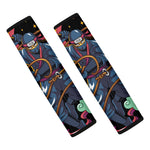Ninja Warrior Print Car Seat Belt Covers