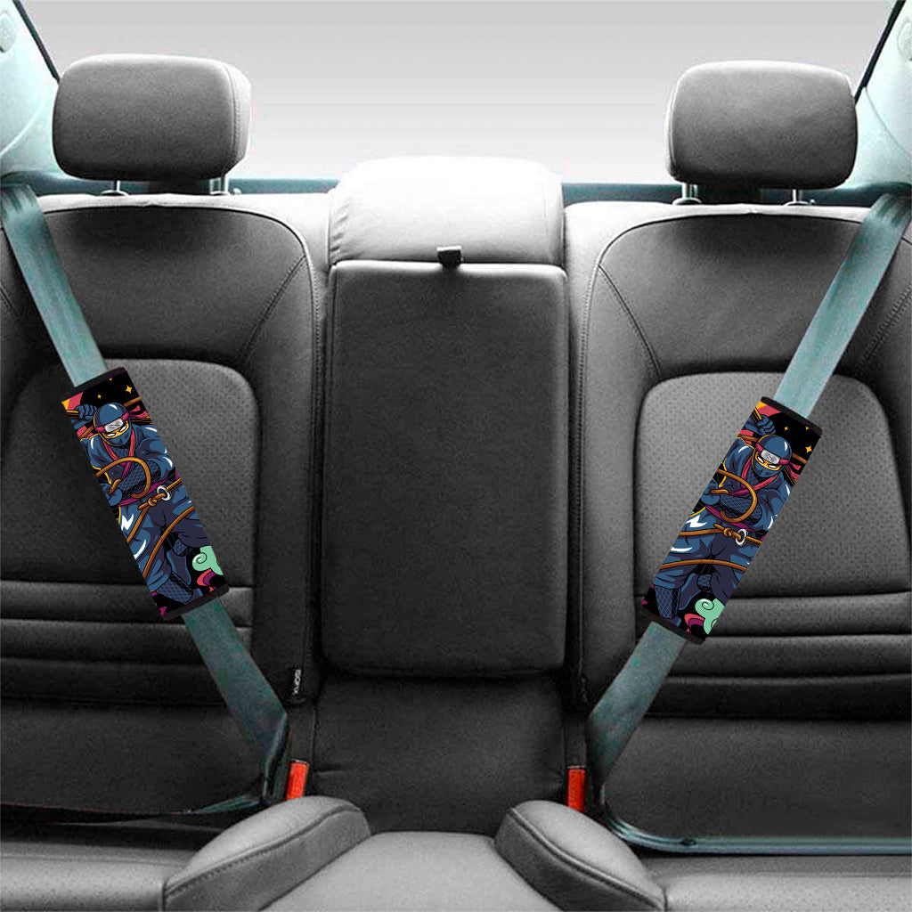 Ninja Warrior Print Car Seat Belt Covers