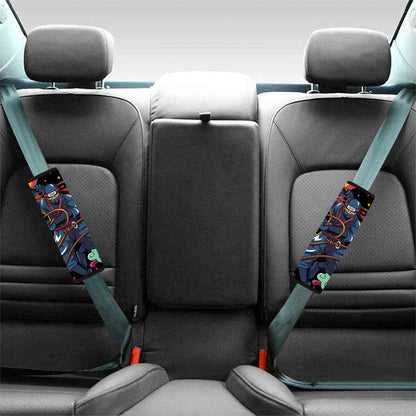 Ninja Warrior Print Car Seat Belt Covers