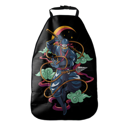 Ninja Warrior Print Car Seat Organizers