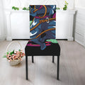 Ninja Warrior Print Dining Chair Slipcover