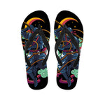 Ninja Warrior Print Flip Flops