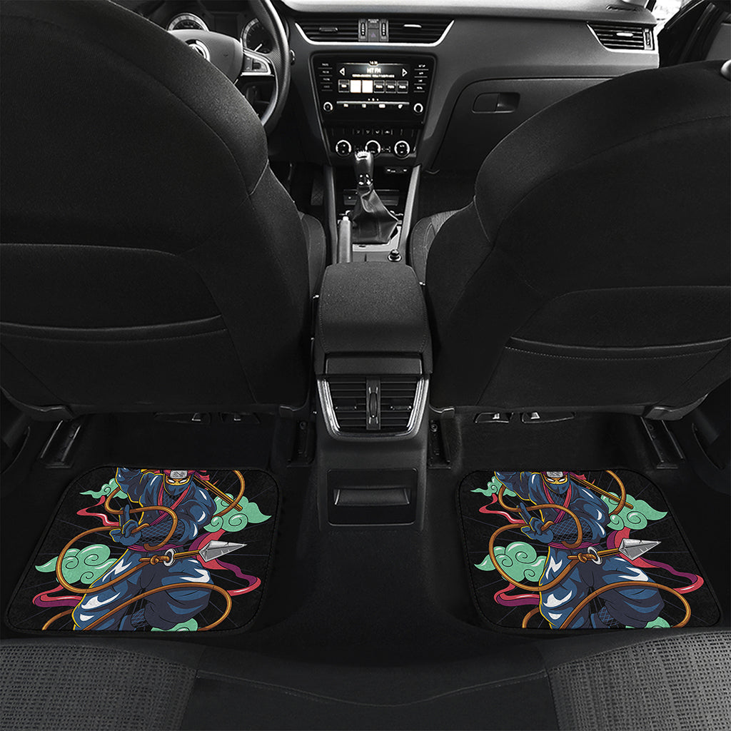 Ninja Warrior Print Front and Back Car Floor Mats