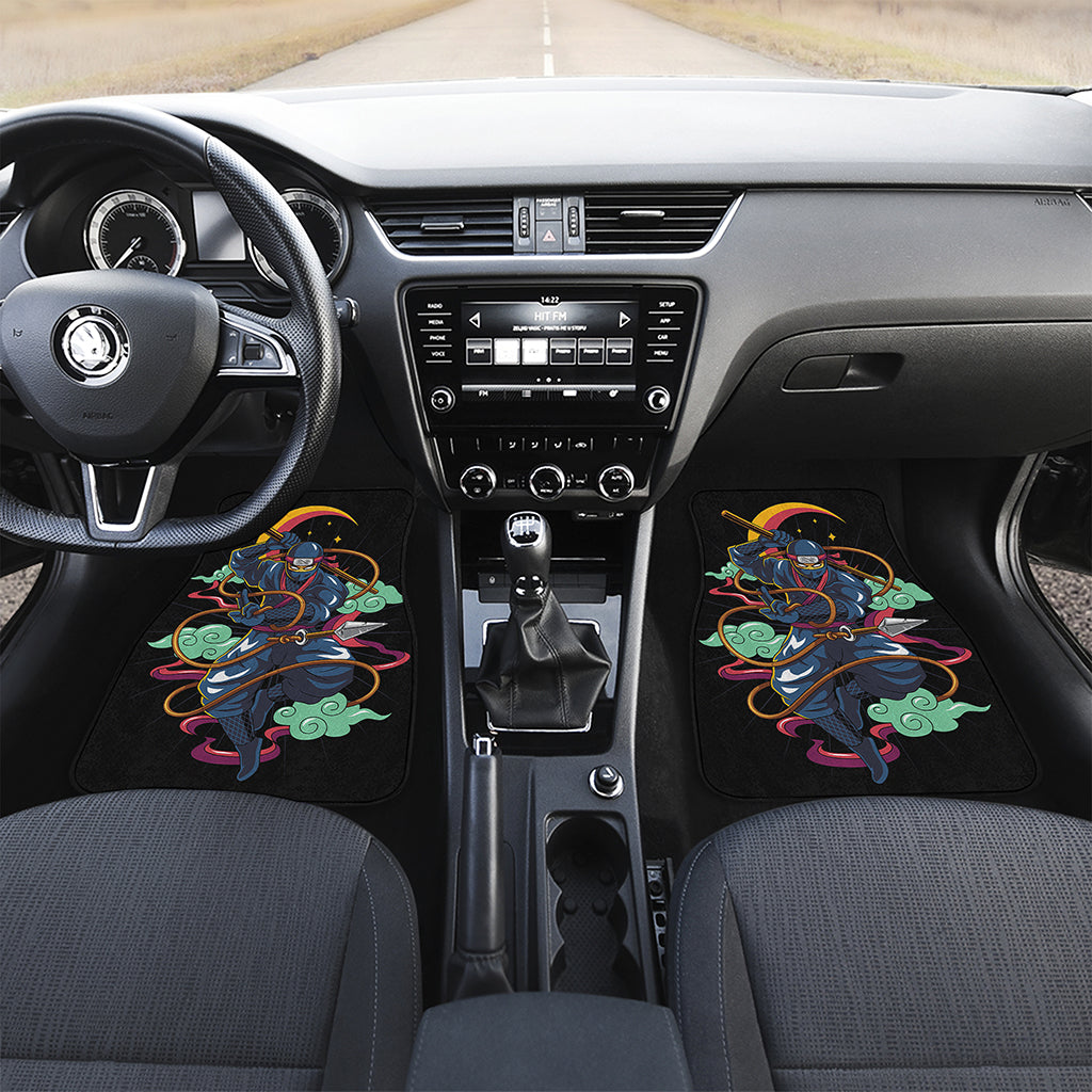 Ninja Warrior Print Front Car Floor Mats